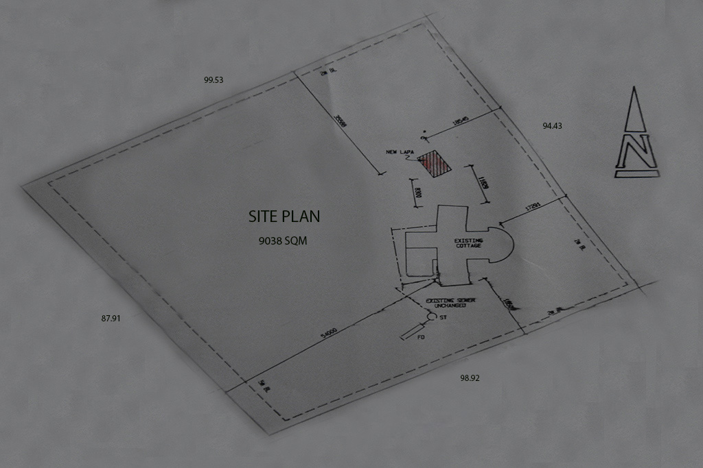 Site-Plan Site plan of the house